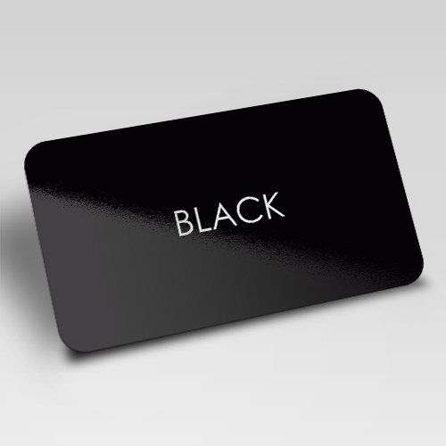 Black Blank Plastic Cards 500 Plastic Card Id